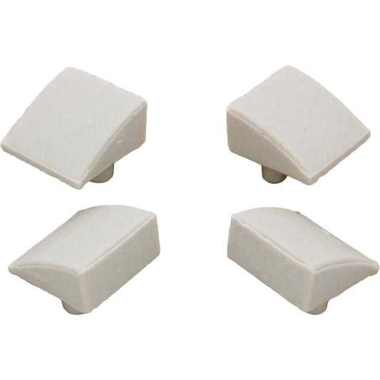 Zapata para cápsulas, limpiadores Hayward Navigator/Pool Vac, cerámica, cantidad 4