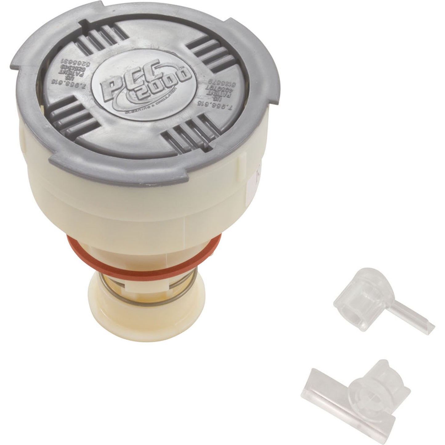 Cleaning Head, Paramount PCC2000, Rotating, Light Gray