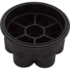 Base, Paramount Water Valve, 6 Port, 2" Black
