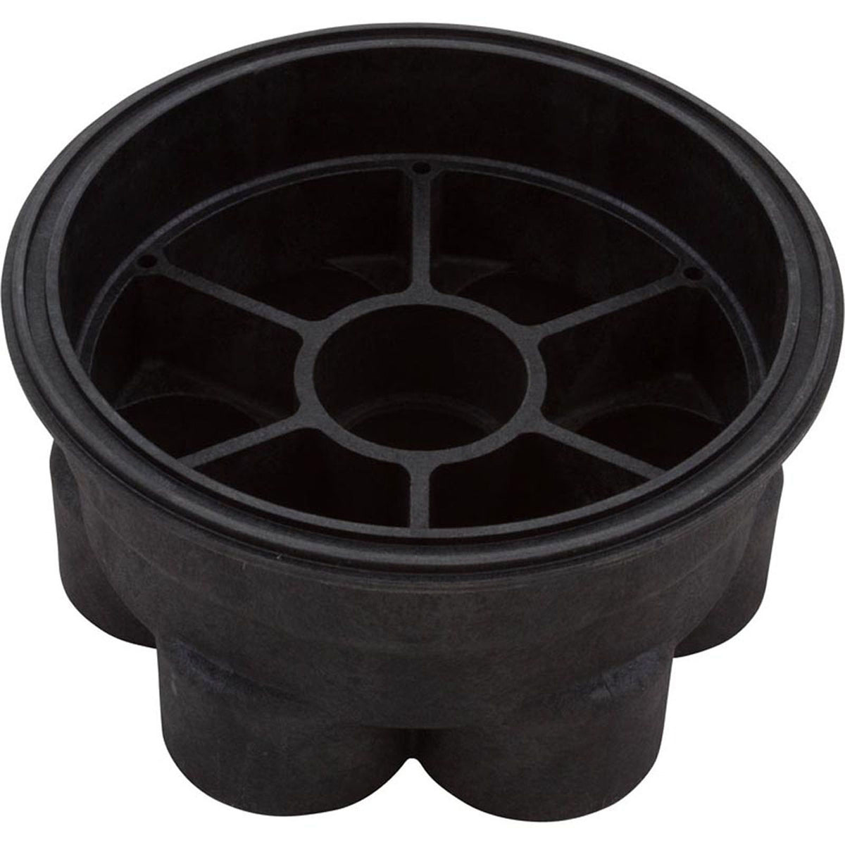 Base, Paramount Water Valve, 6 Port, 2" Black