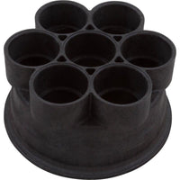 Base, Paramount Water Valve, 6 Port, 2" Black