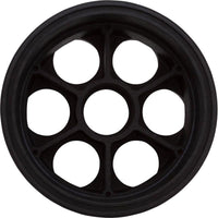Base, Paramount Water Valve, 6 Port, 2" Black
