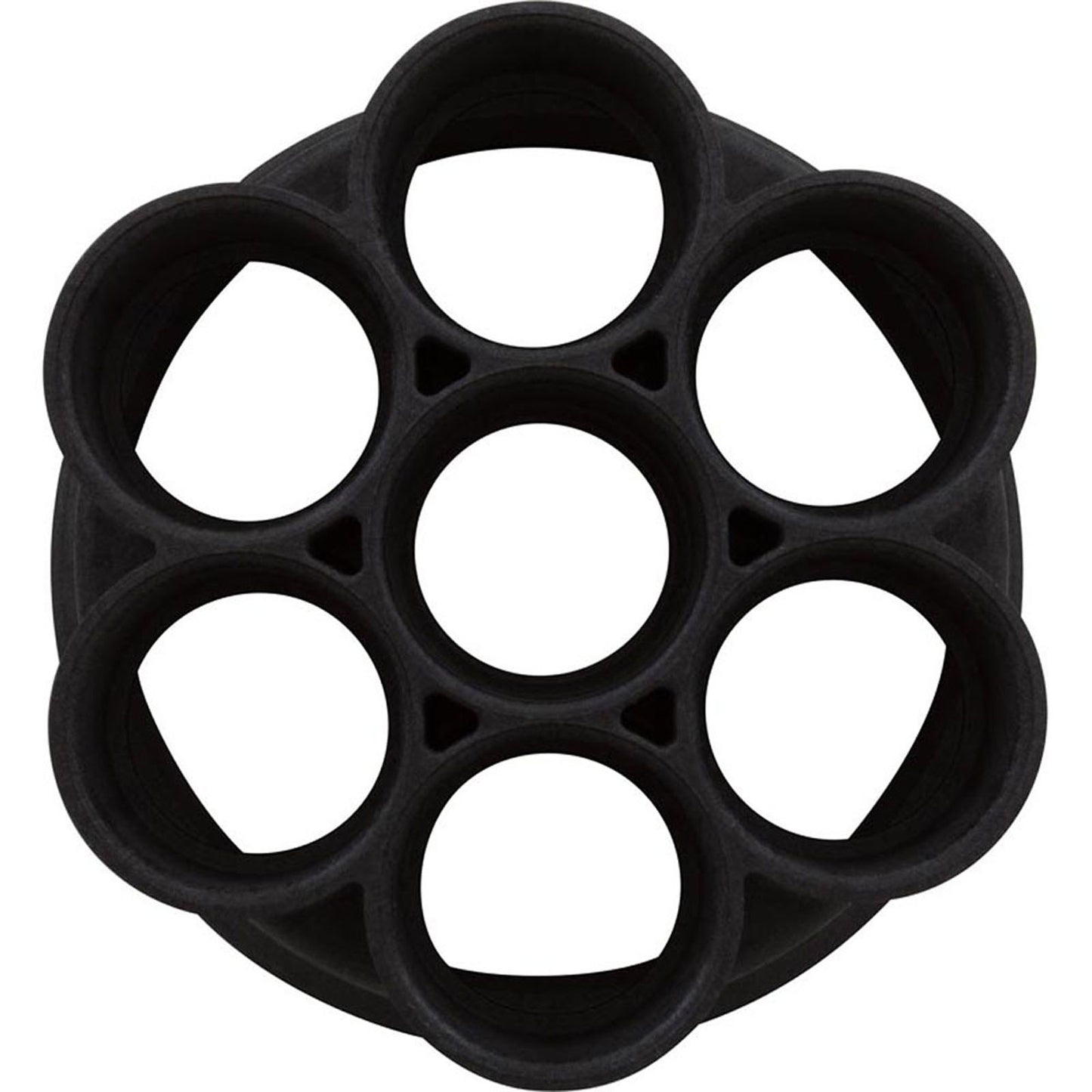 Base, Paramount Water Valve, 6 Port, 2" Black