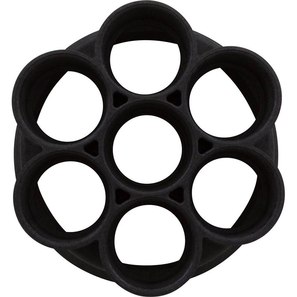 Base, Paramount Water Valve, 6 Port, 2" Black