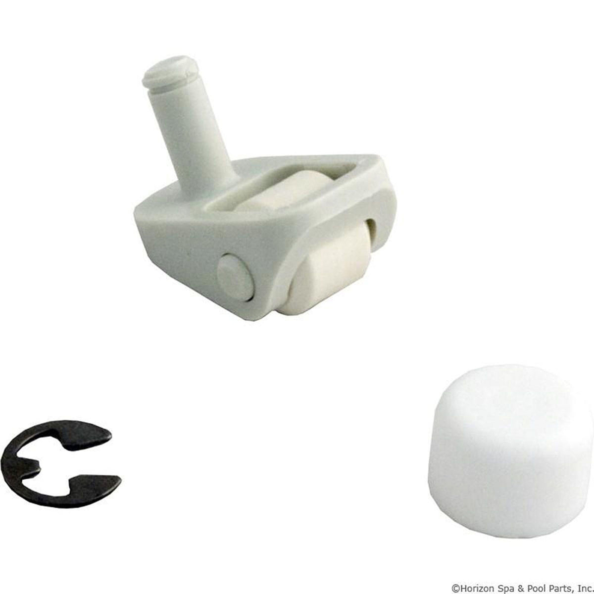 Swivel Wheel Kit, Zodiac Ray-Vac/DM Cleaner, Gunite, White