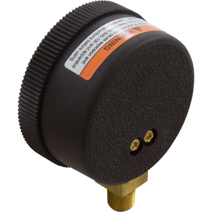 Pressure Gauge, Zodiac Ray-Vac/DM Hose, 60 psi, Bottom Mount