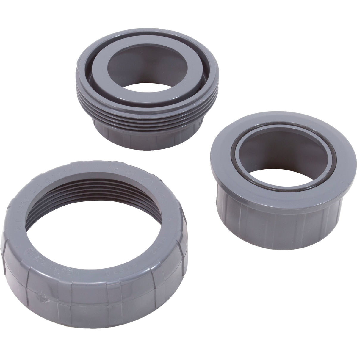 Union, Lasco, 3"s x 3"s, O-Ring Type, SCH80 PVC