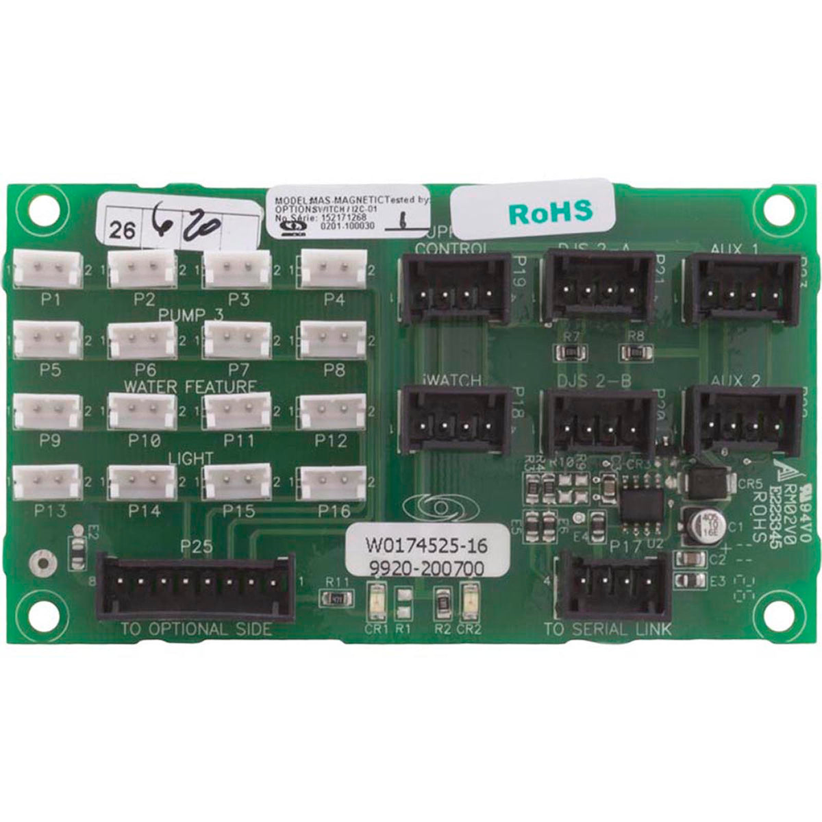 Magnetic Switch Box:01720-0004 for a Dimension 1 Spa