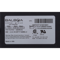 Pump, Bath, Balboa Wow, 5.5A, W/ Air Switch