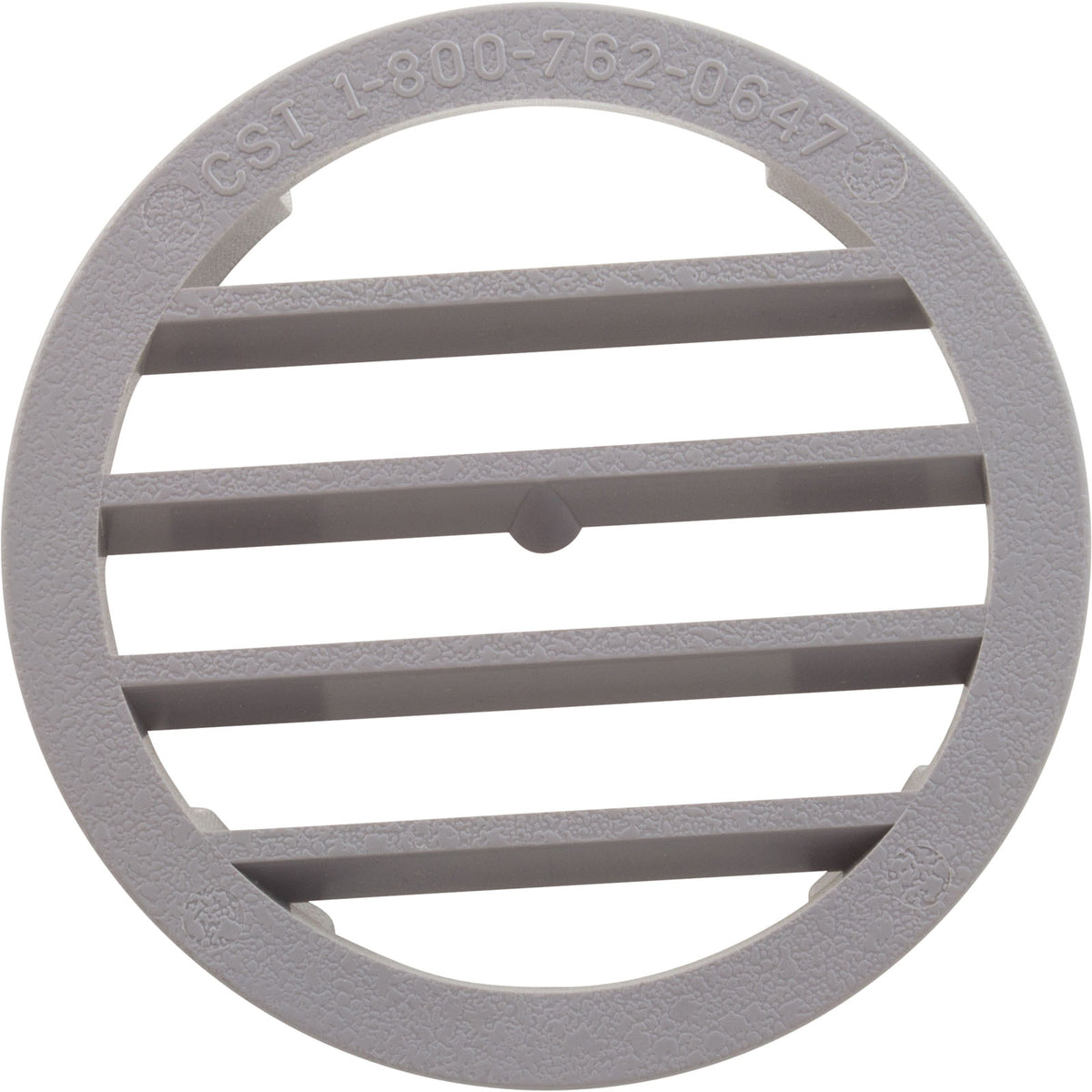 Zodiac Leaf-B-Gone Concrete Wall Fitting Grate, Light Gray