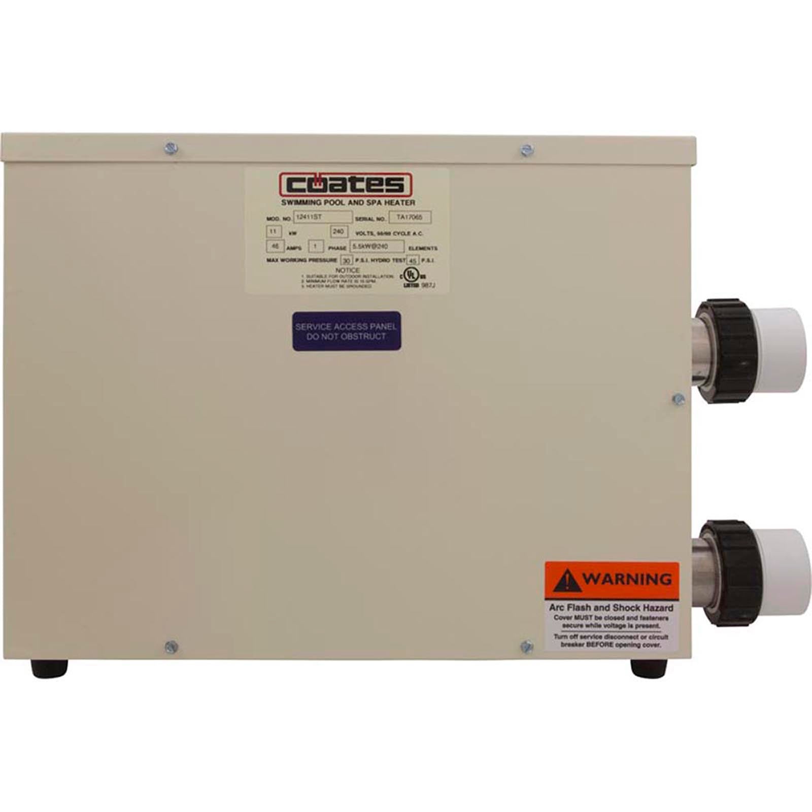 Electric Heater, Coates, 11.0kW, 240V, Single Phase