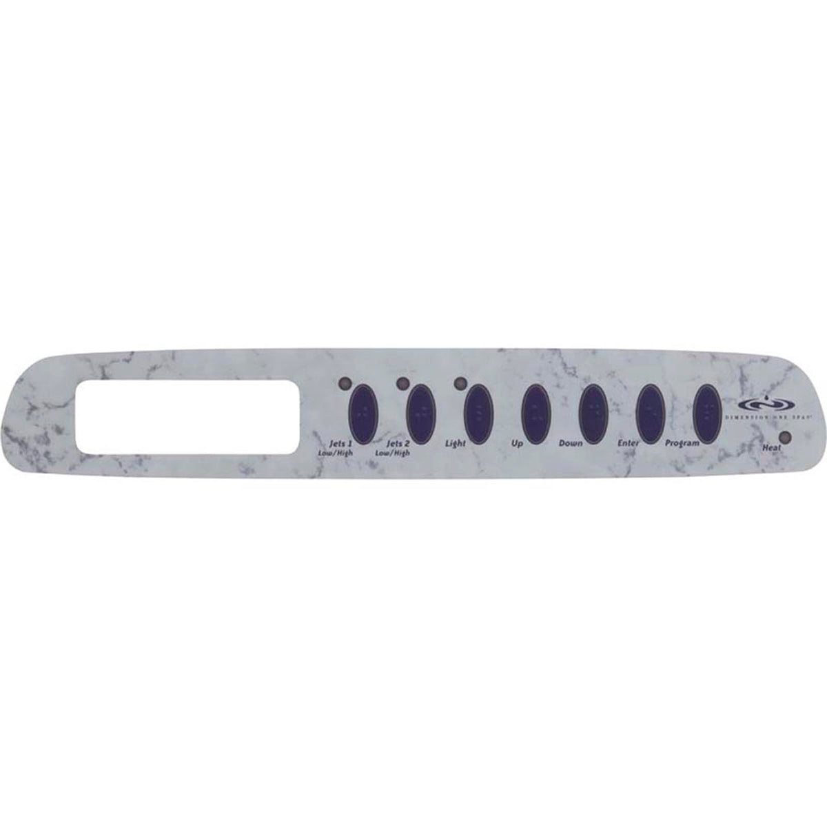 Overlay, Dimension One, Jet/Light, 7 Button