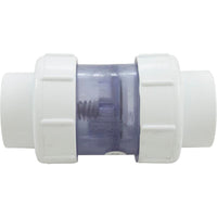 Check Valve 5Lb. 2" Sxs Clear PVC Union