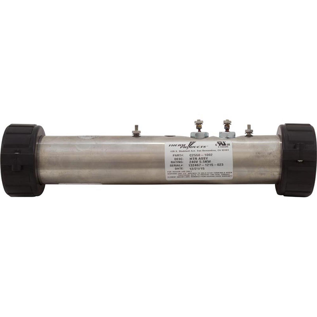 Heater 5.5Kw 220V Ap-4 12" C2550-1002