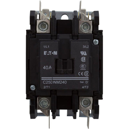 Contactor, 2 Pole, 50 Amp, 220Cv Coil