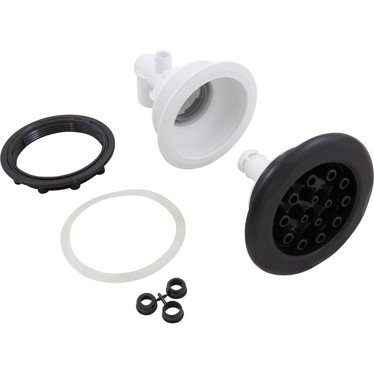 Master Massage Jet 1 1/2S X 1/2S 5Scl-Thread, Black