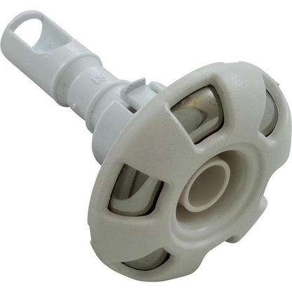 Jet Intl, Ww Cluster Storm, 2-1/4" Fd, Dir, Corona, Acero inoxidable/blanco