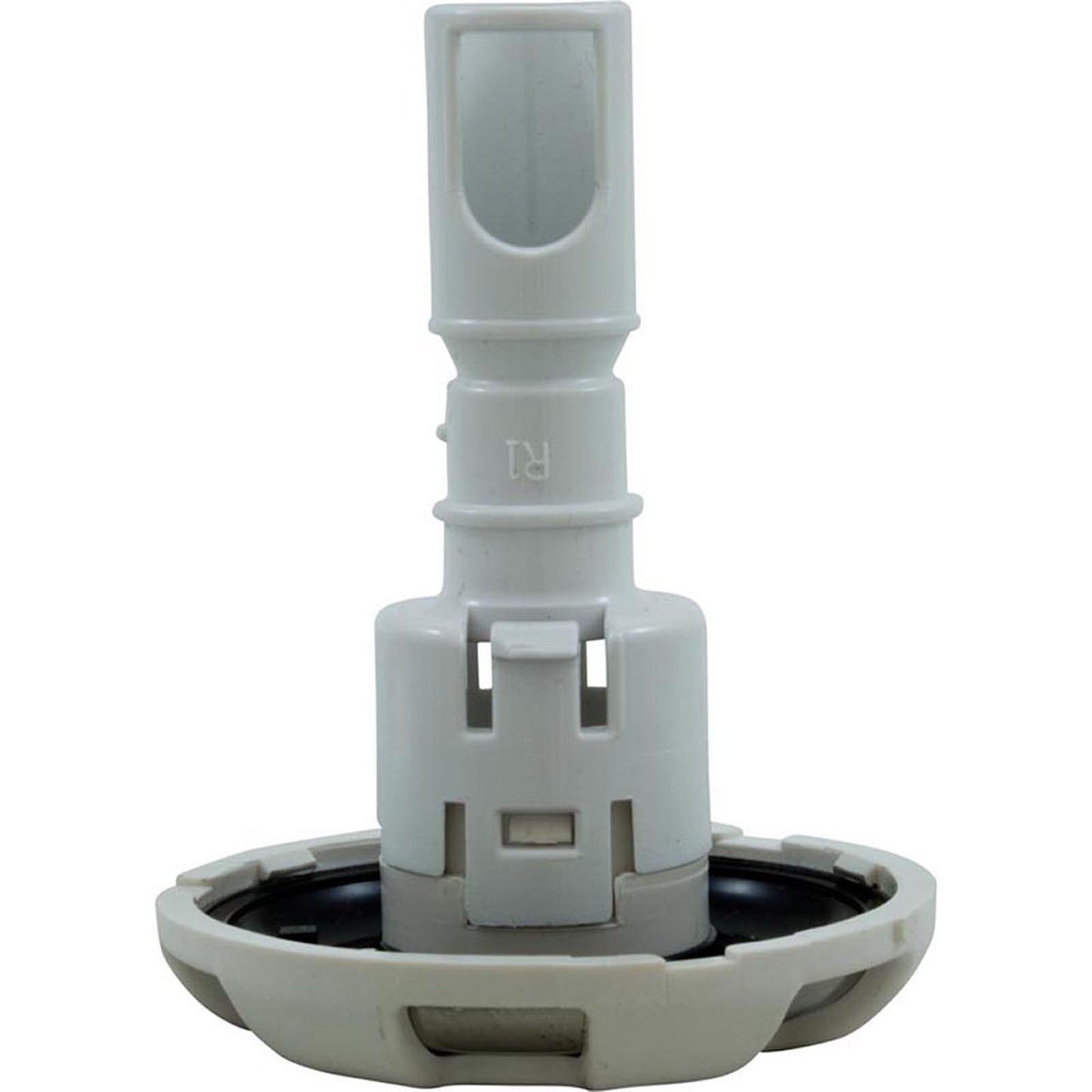 Jet Intl, Ww Cluster Storm, 2-1/4" Fd, Dir, Corona, Acero inoxidable/blanco