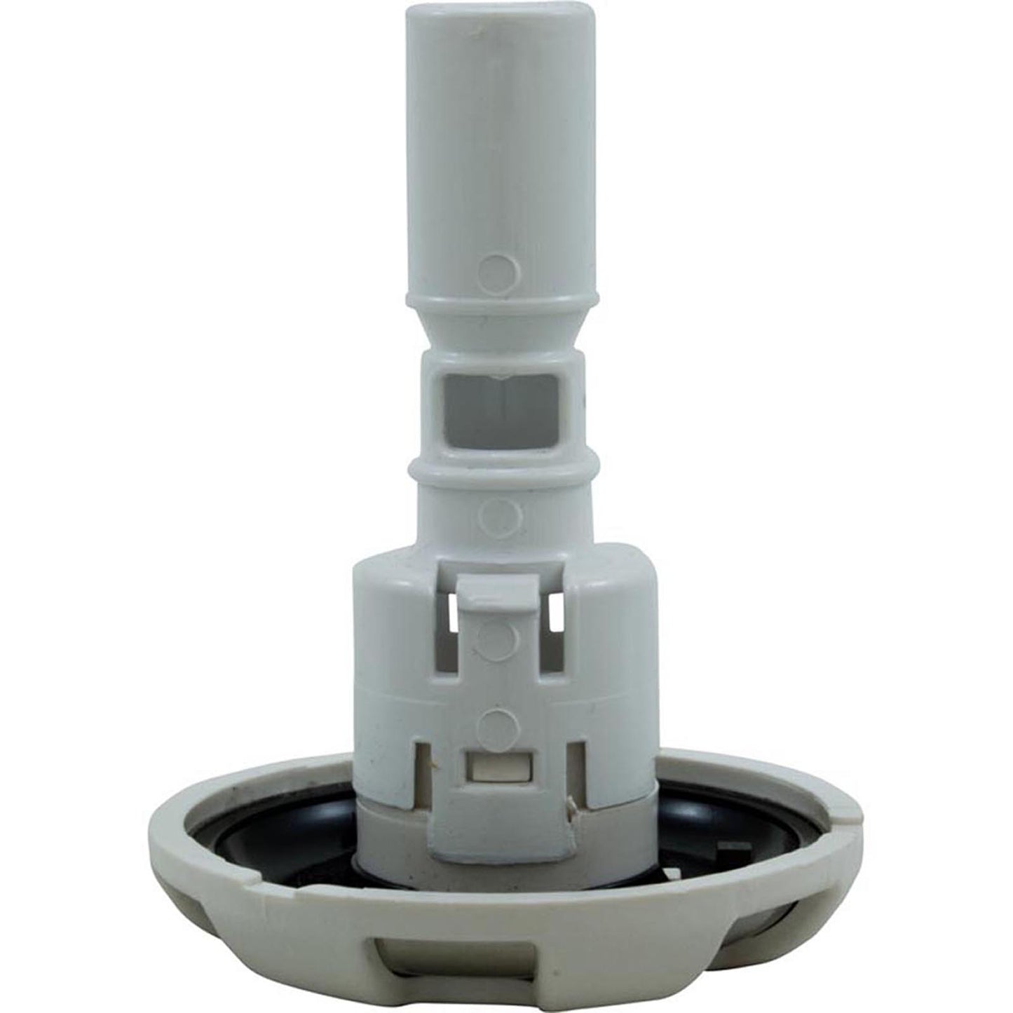Jet Intl, Ww Cluster Storm, 2-1/4" Fd, Dir, Corona, Acero inoxidable/blanco