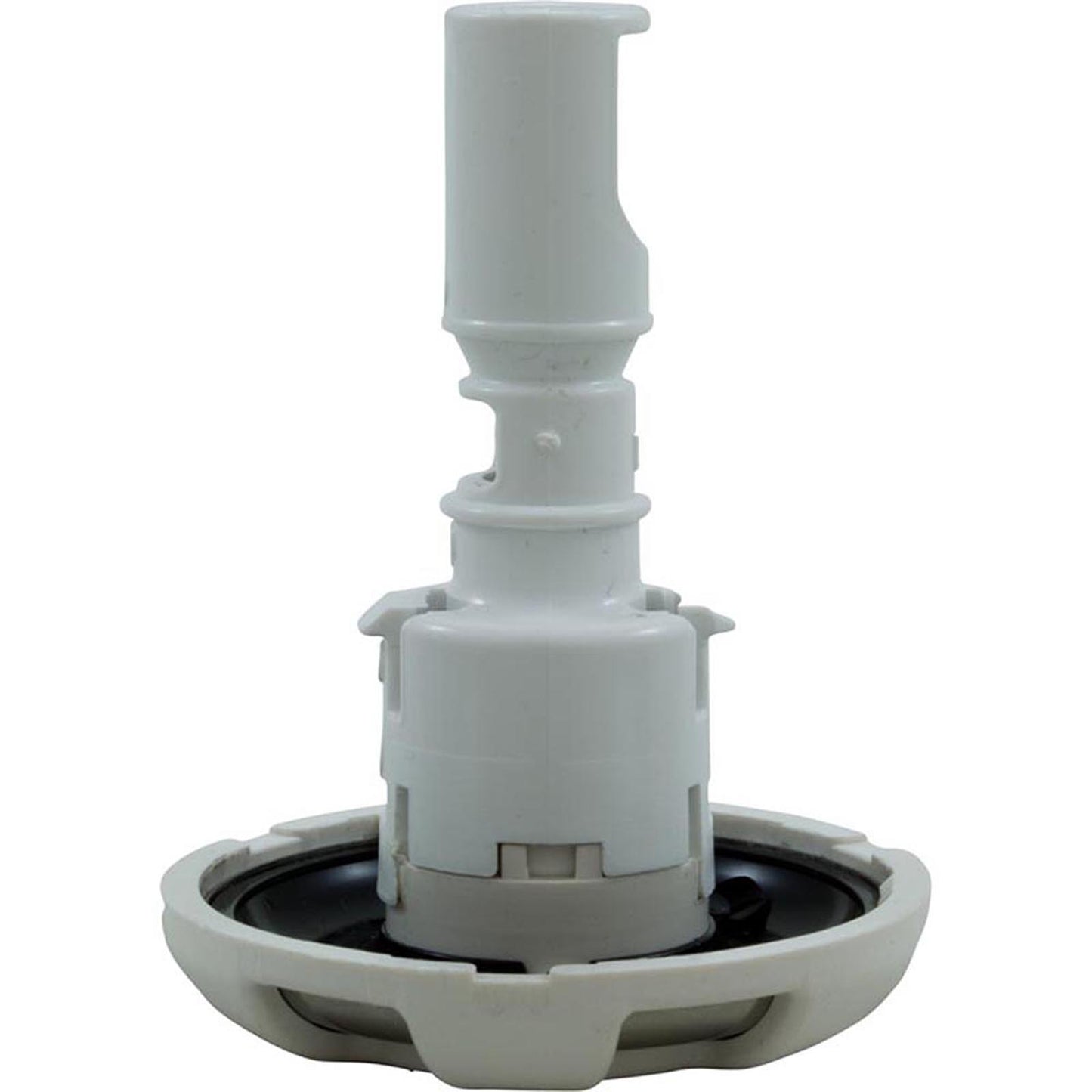 Jet Intl, Ww Cluster Storm, 2-1/4" Fd, Dir, Corona, Acero inoxidable/blanco
