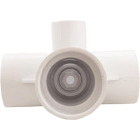 Double Tee 1 1/2"S Body Assembly - White