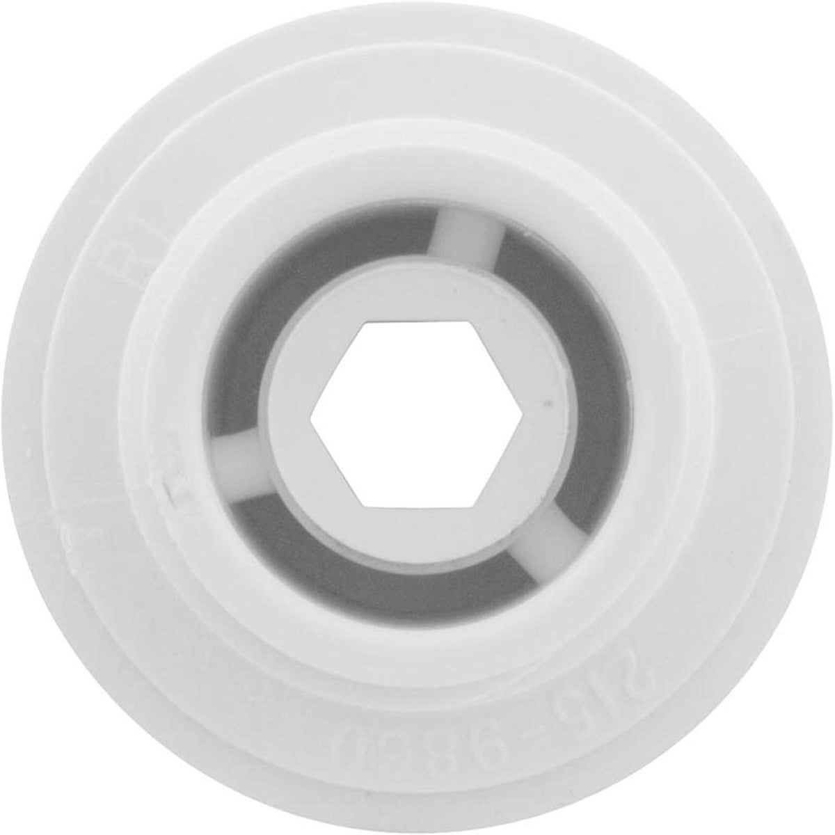 Accesorio de pared, canal de agua, ozono, liso, blanco