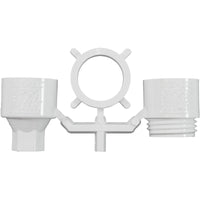 Venturi Tee Nozzle 1/2" Orifice - White