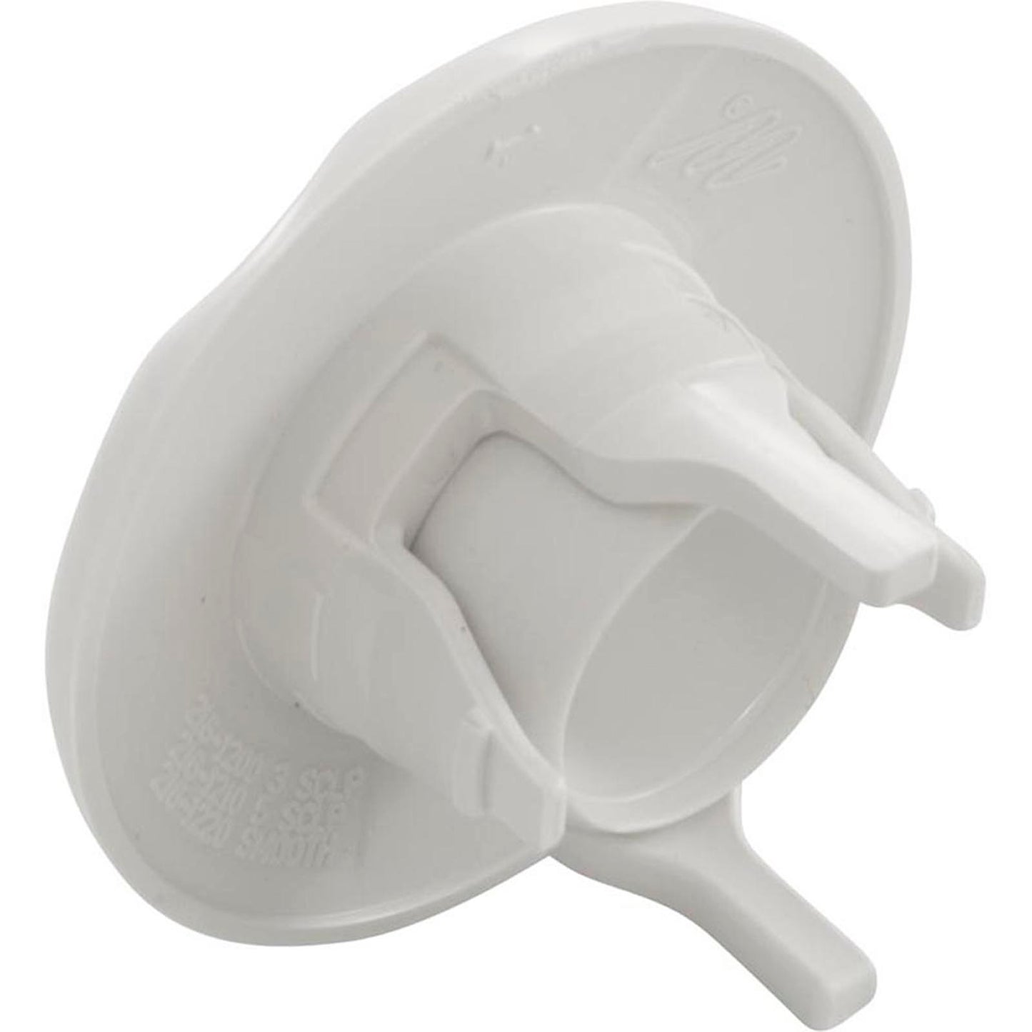 Jet Intl, serie WW 250 ES para baño, 2-1/2" de diámetro interior, escala 5, dirección, blanco