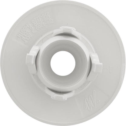 Jet Intl, serie WW 250 ES para baño, 2-1/2" de diámetro interior, escala 5, dirección, blanco