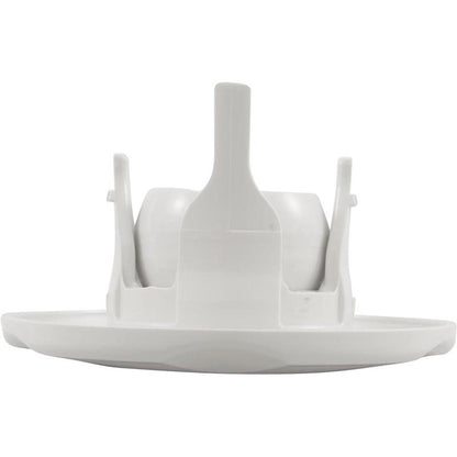 Jet Intl, serie WW 250 ES para baño, 2-1/2" de diámetro interior, escala 5, dirección, blanco