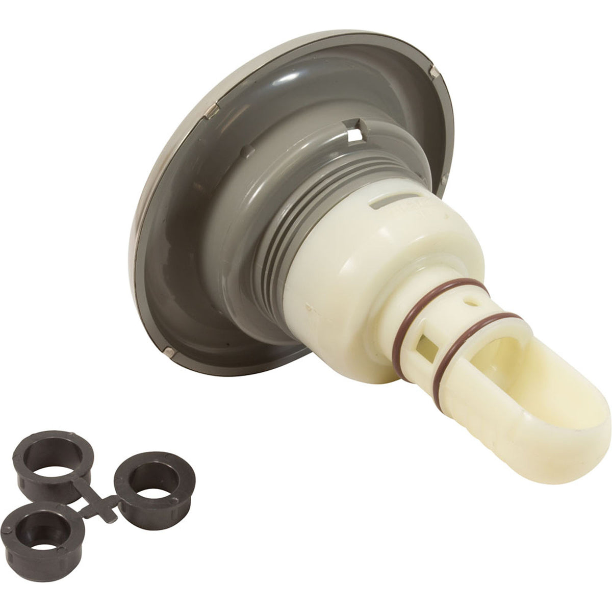 Adj. Whirlpool Jet Internal Mtl. Esc.-Gray, Thd
