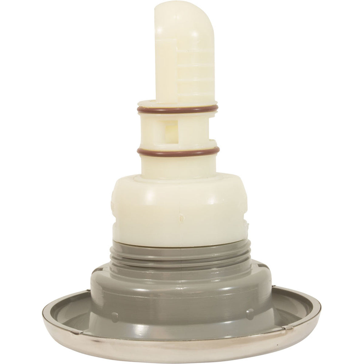 Adj. Whirlpool Jet Internal Mtl. Esc.-Gray, Thd