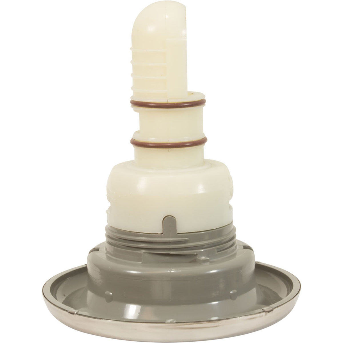 Adj. Whirlpool Jet Internal Mtl. Esc.-Gray, Thd