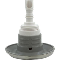 Jet Intl, WW Poly Storm, 4"fd, Roto, Smth Scalloped, SS/Gry, Thd