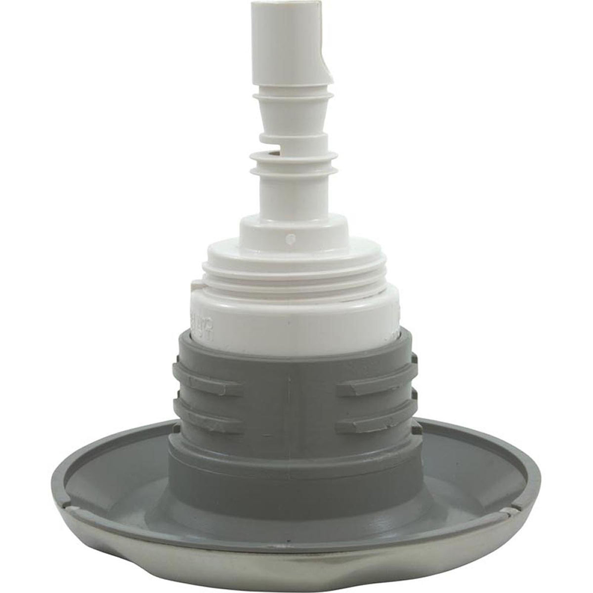 Jet Intl, WW Poly Storm, 4"fd, Roto, Smth Scalloped, SS/Gry, Thd