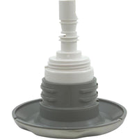 Jet Intl, WW Poly Storm, 4"fd, Roto, Smth Scalloped, SS/Gry, Thd