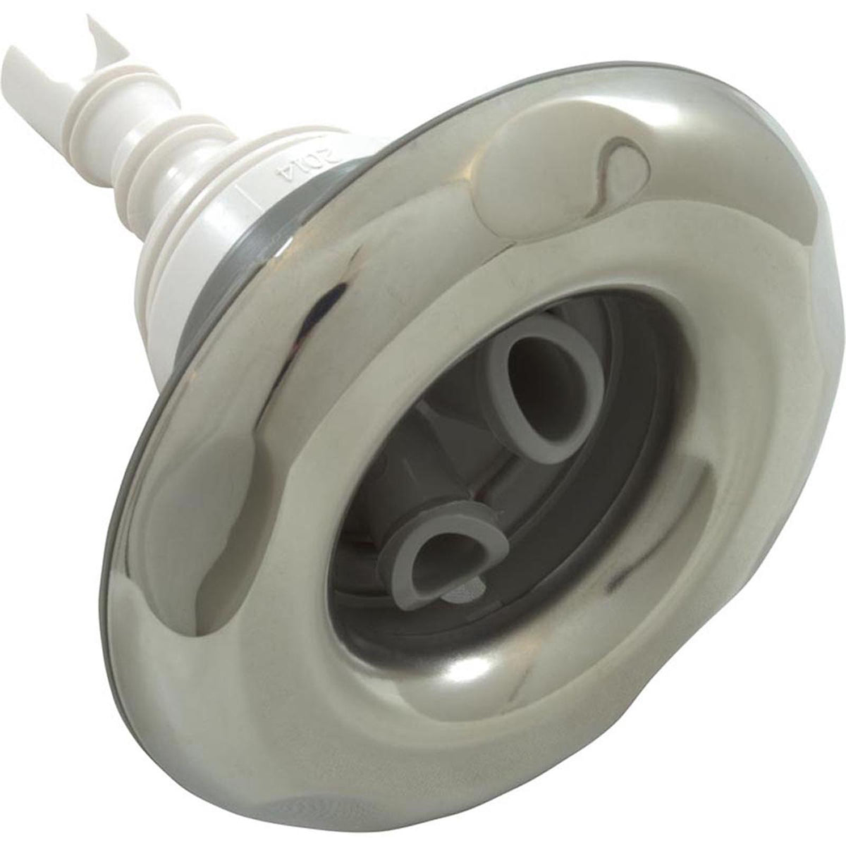Jet Intl, WW Poly Storm, 4"fd, Twin Roto, Smth Scall, SS/Gry, Thd