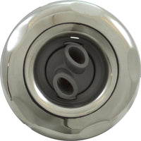 Jet Intl, WW Poly Storm, 4"fd, Twin Roto, Smth Scall, SS/Gry, Thd