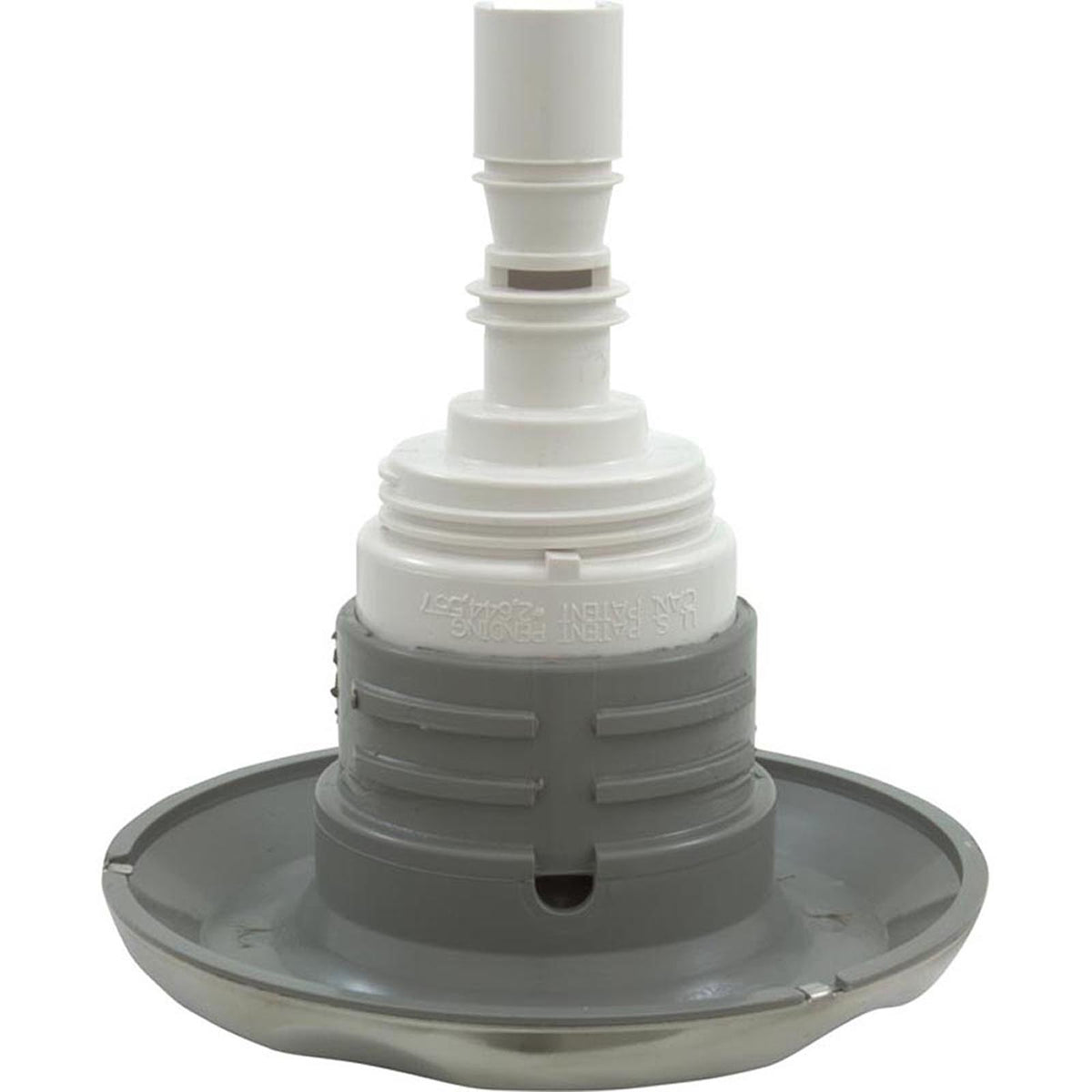 Jet Intl, WW Poly Storm, 4"fd, Twin Roto, Smth Scall, SS/Gry, Thd