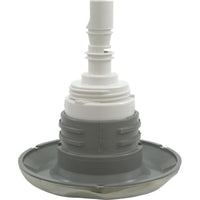 Jet Intl, WW Poly Storm, 4"fd, Twin Roto, Smth Scall, SS/Gry, Thd