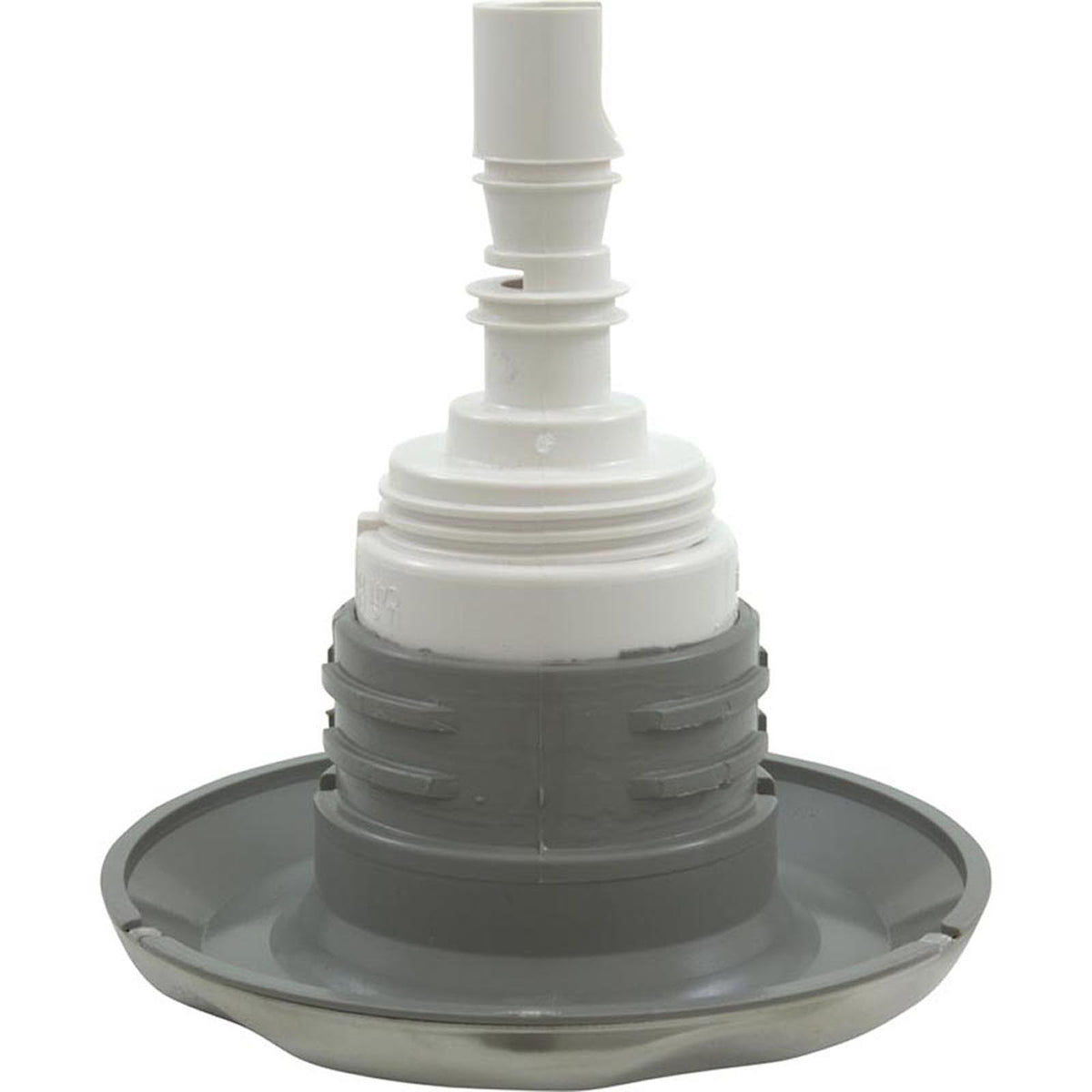 Jet Intl, WW Poly Storm, 4"fd, Twin Roto, Smth Scall, SS/Gry, Thd