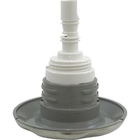 Jet Intl, WW Poly Storm, 4"fd, Twin Roto, Smth Scall, SS/Gry, Thd