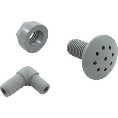 Econo Air Injctr (3/8In B 90-Deg; Gy)