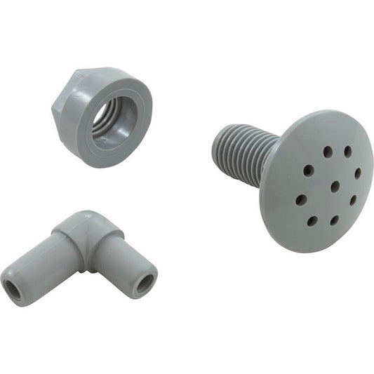 Econo Air Injctr (3/8In B 90-Deg; Gy)