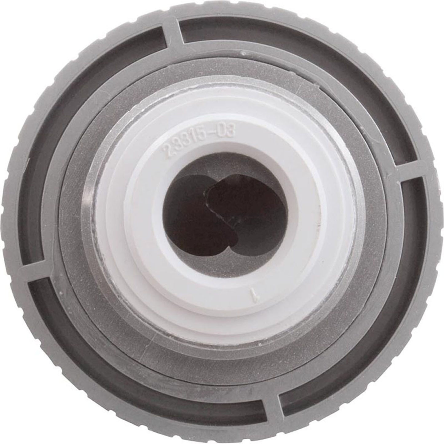 Jet de massage à effet pluie pour spa, 1-1/2 po, gris