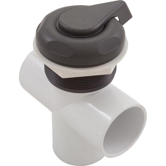 Válvula desviadora de 2" (escala 5; texto) gris grafito