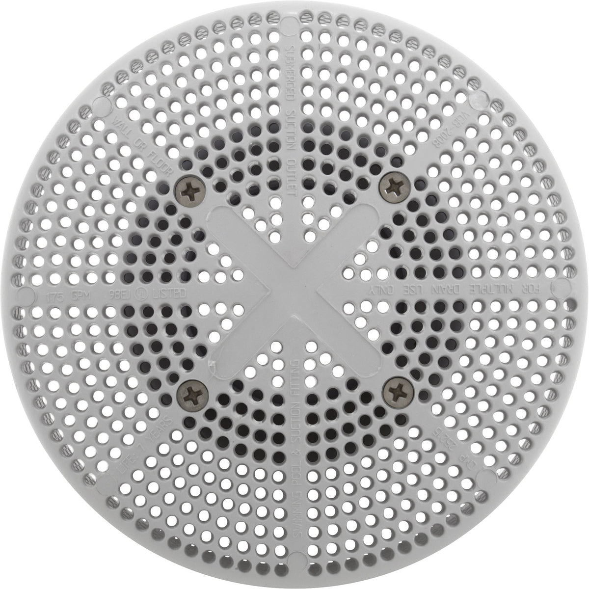 Suction Assembly, CMP, Fiberglass Pool (Vgba) White