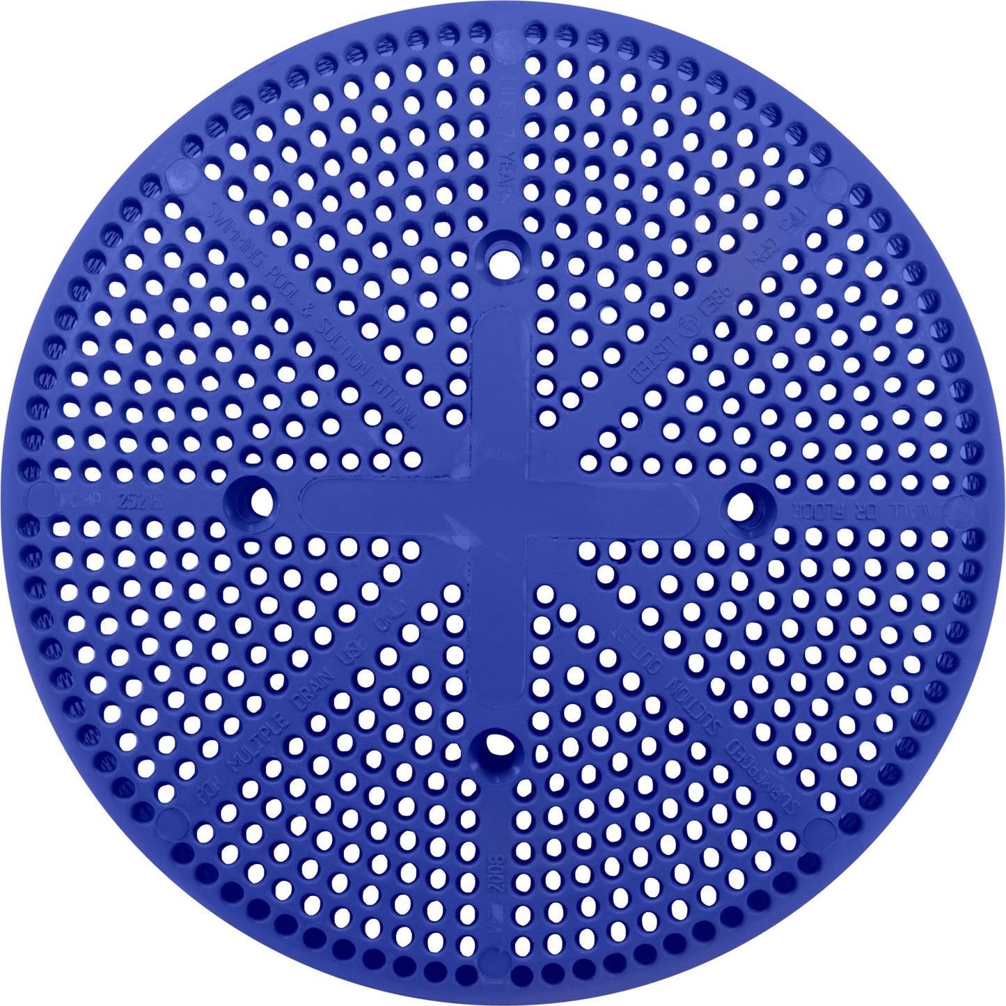 Suction Cover Only, CMP, Fiberglass Pool, (Vgba) Dark Blue