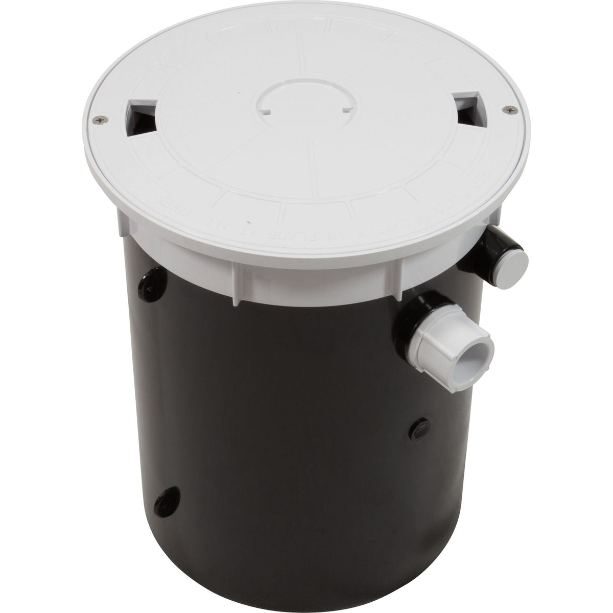 Pool Leveler, White Lid And Collar