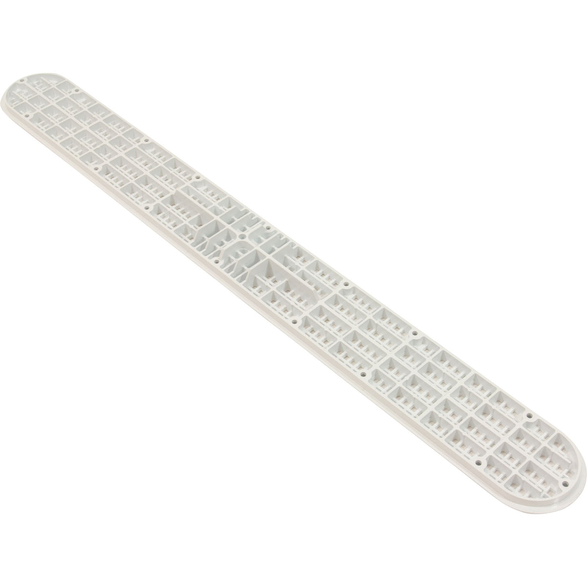 32" Channel Drain Cover With Screws, White